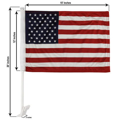 U.S. Double Sided Car Flag