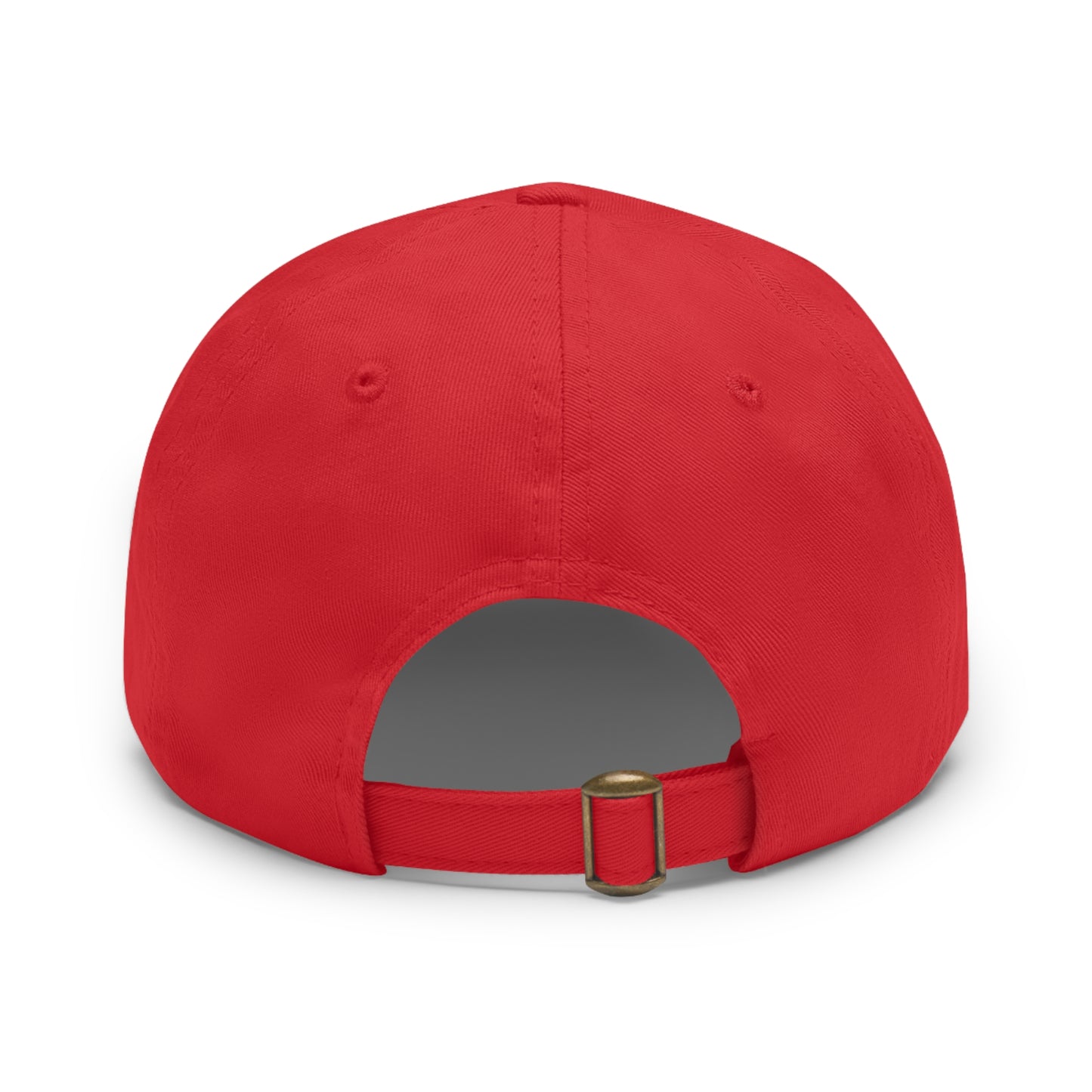 Red 47 Hat with Leather Patch