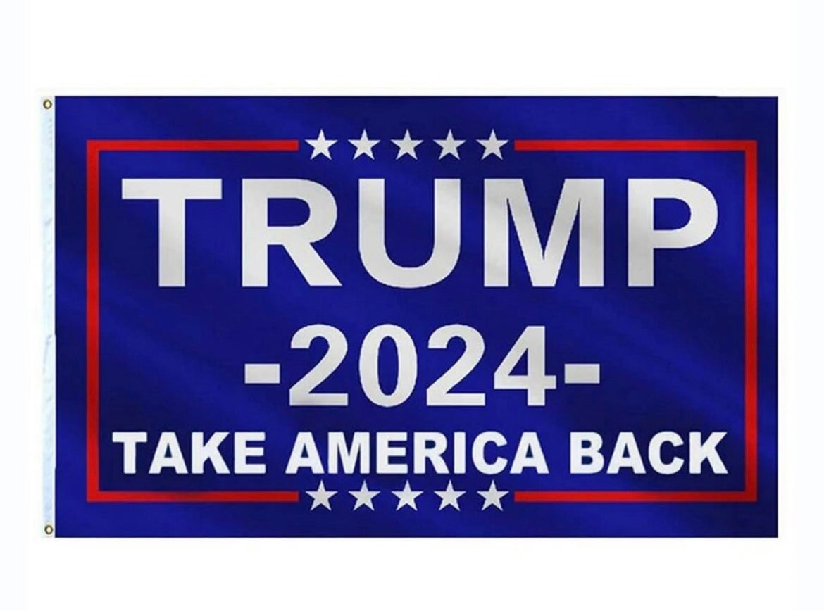 Trump 2024 Flag - Take America Back