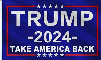 Trump 2024 Flag - Take America Back