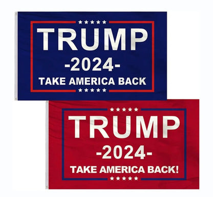 Trump 2024 Flag - Take America Back