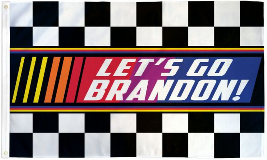 Let’s Go Brandon NASCAR Checkered Flag