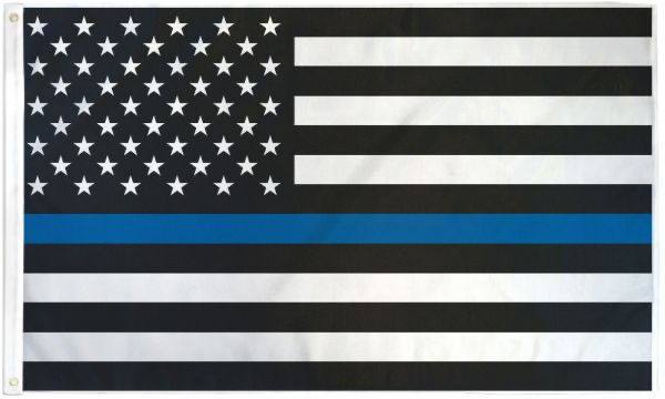 Thin Blue Line Flag