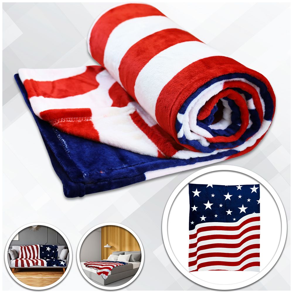 U.S. Star Spangled Soft Blanket