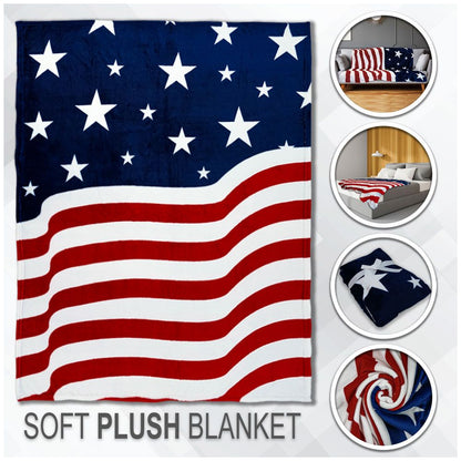 U.S. Star Spangled Soft Blanket