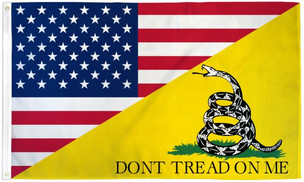 USA/GADSDEN combo flag