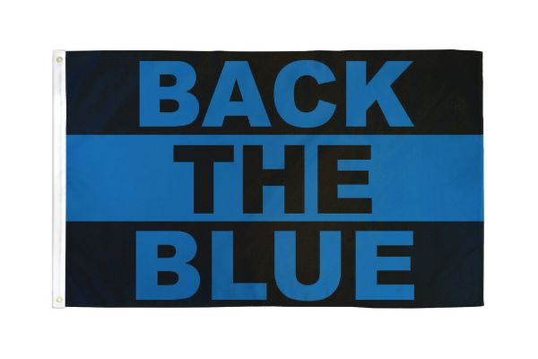 Back The Blue Flag